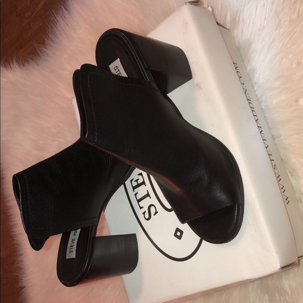 Steve Madden Women’s NECTAR BLACK LEATHER